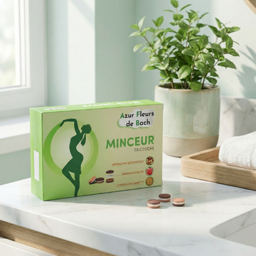 Complément Minceur AZUR Fleurs De Bach Tricouche - 30 Comprimés - Périme 01/2028 - Neuf