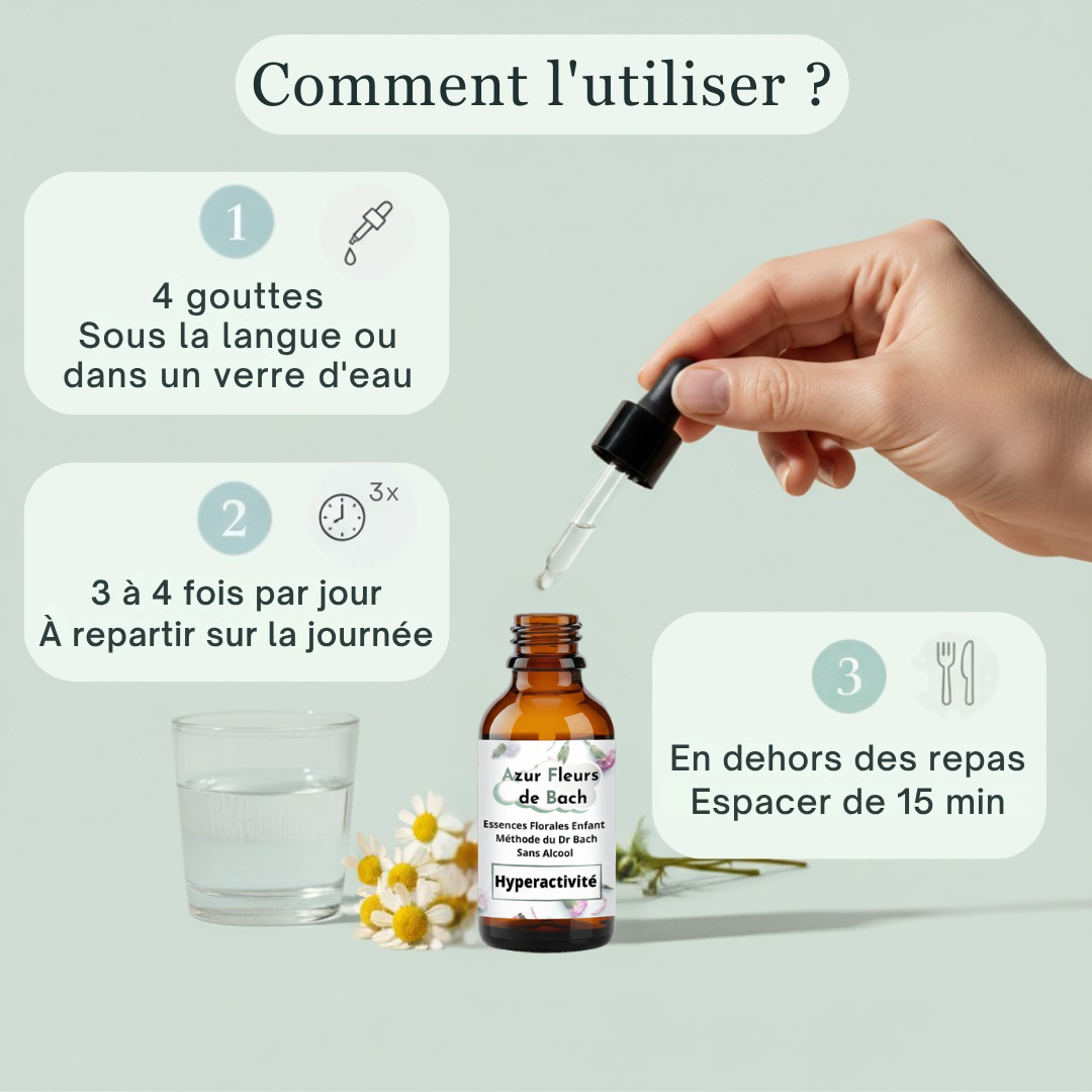 Hyperactivité Enfant | Fleurs de Bach sans alcool