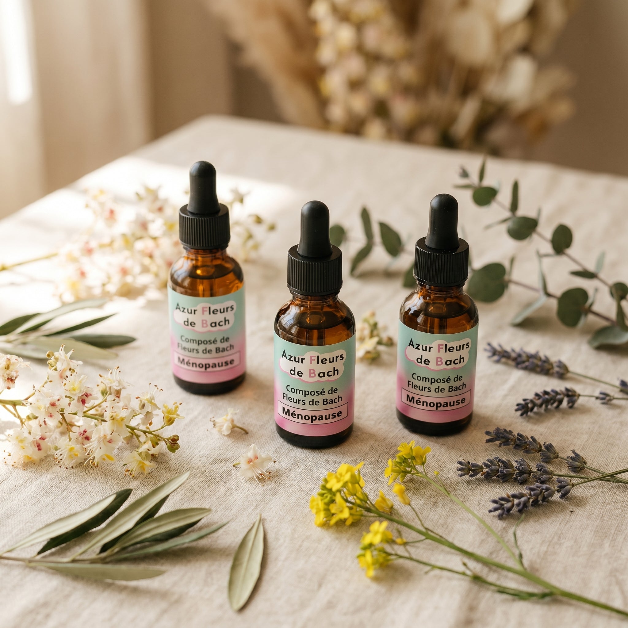 Cure Ménopause Azur Fleurs de Bach