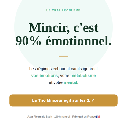 Trio Minceur | Minceur + Grignotage + Tricouche + Hypnose Offerte
