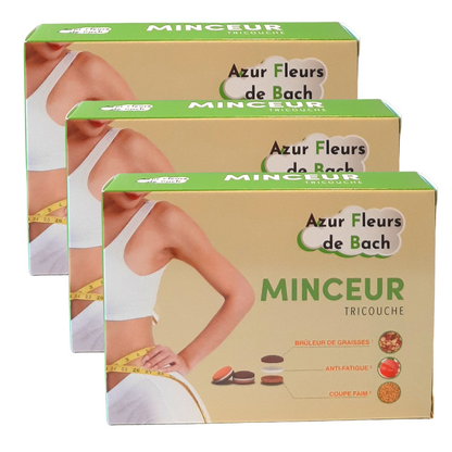 MINCEUR TRICOUCHE | Azur Fleurs de Bach | 30 comprimés