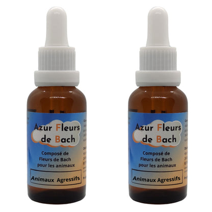 ANIMAUX AGRESSIFS | Fleurs de Bach | Flacon de 30ml