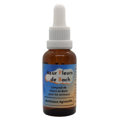 ANIMAUX AGRESSIFS | Fleurs de Bach | Flacon de 30ml