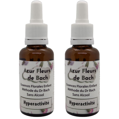 HYPERACTIVITÉ chez l'enfant | Fleurs de Bach | Flacon de 30ml