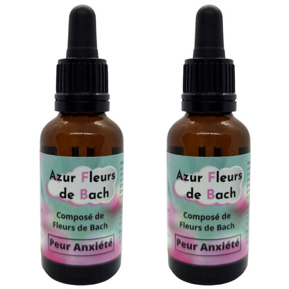 PEUR ANXIÉTÉ | Fleurs de Bach | Flacon de 30ml