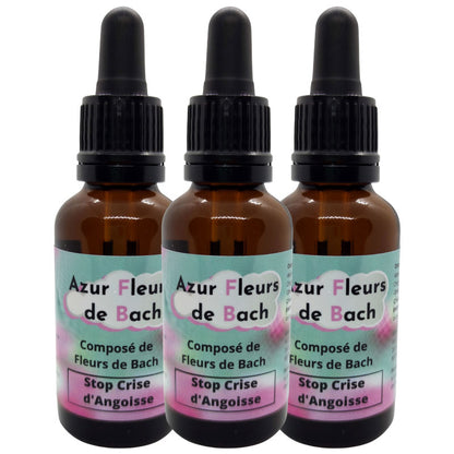 STOP CRISE D'ANGOISSE | Fleurs de Bach | Flacon de 30ml
