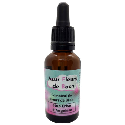 STOP CRISE D'ANGOISSE | Fleurs de Bach | Flacon de 30ml