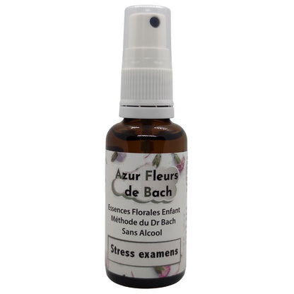 STRESS des EXAMENS | Fleurs de Bach | Flacon spray de 30ml